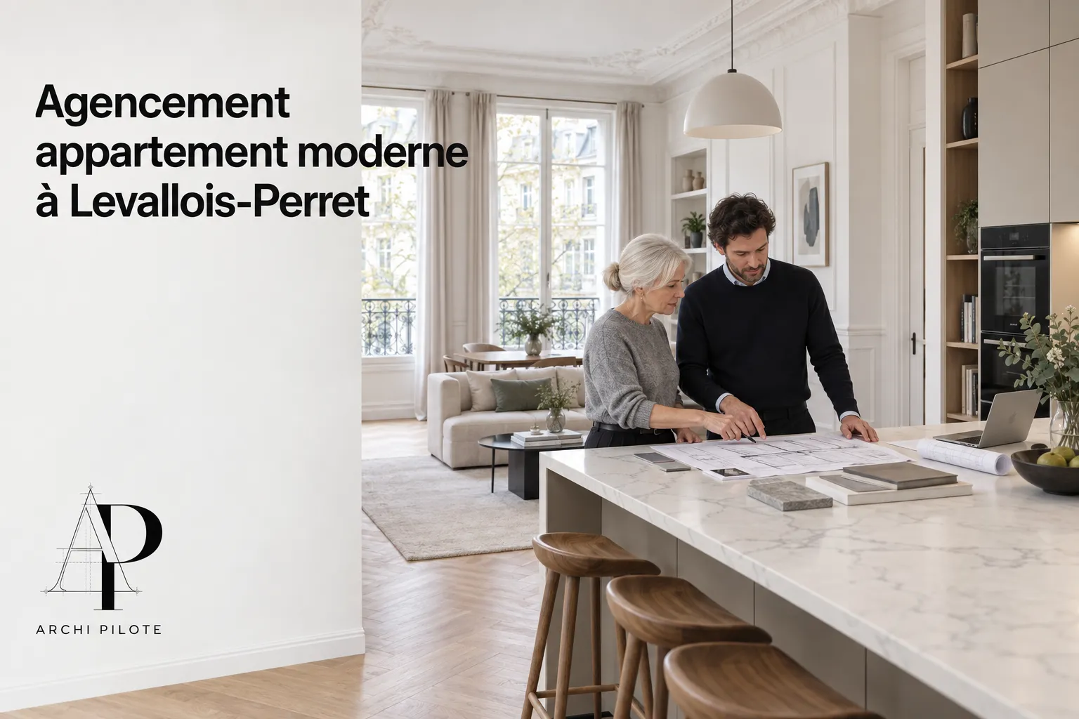 Agencement appartement moderne à Levallois-Perret