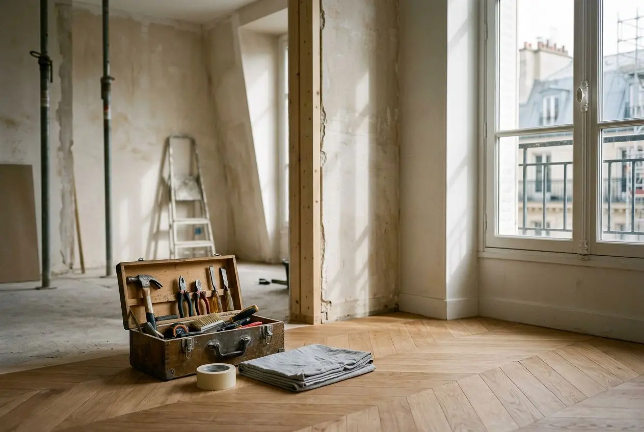 Rénovation d'appartement à Paris complet, Île-de-France