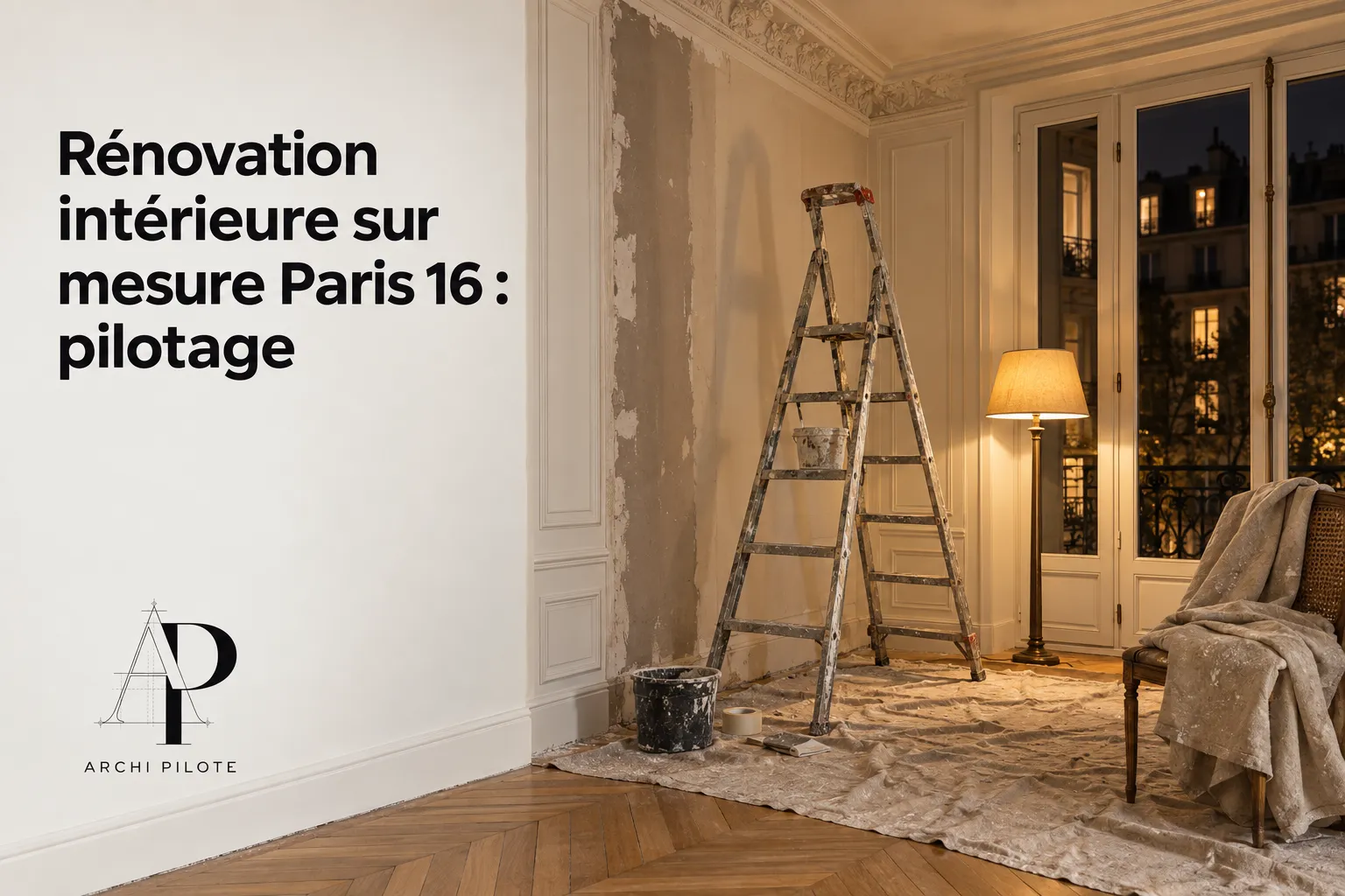 Rénovation intérieure sur mesure Paris 16 : pilotage